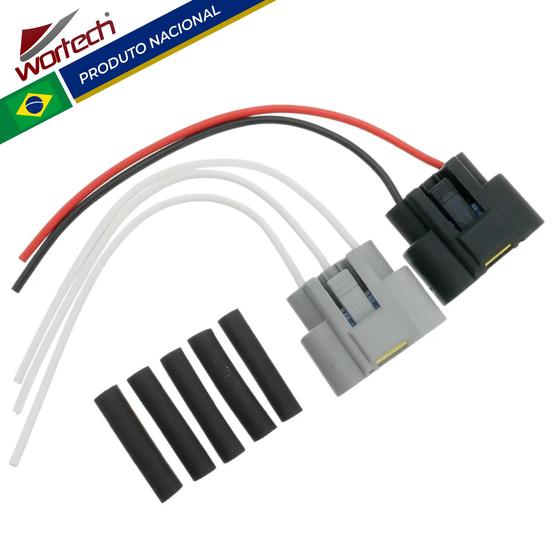 Imagem de Conector Regulador Retificador FZ1 Fazer 1000 (06-15) Wortech