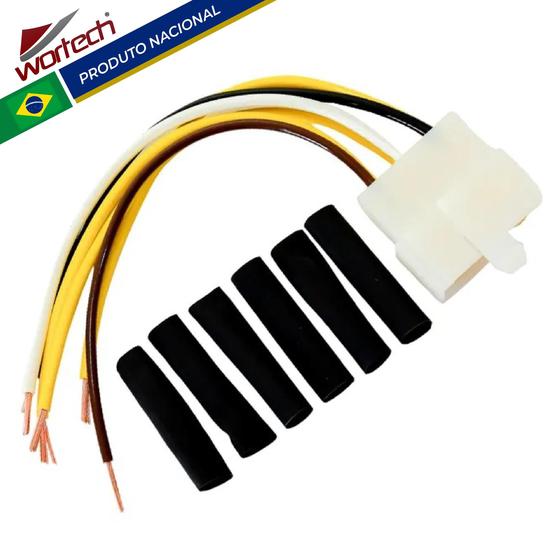 Imagem de Conector Regulador Retificador Vulcan EN 500 A (90-95) Wortech