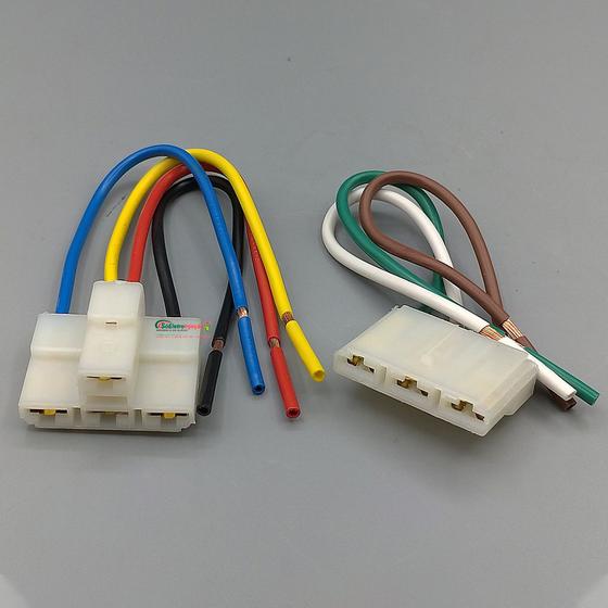 Imagem de Conector Reparo 7 Vias Comutador Ignição Fiat Uno Palio Siena