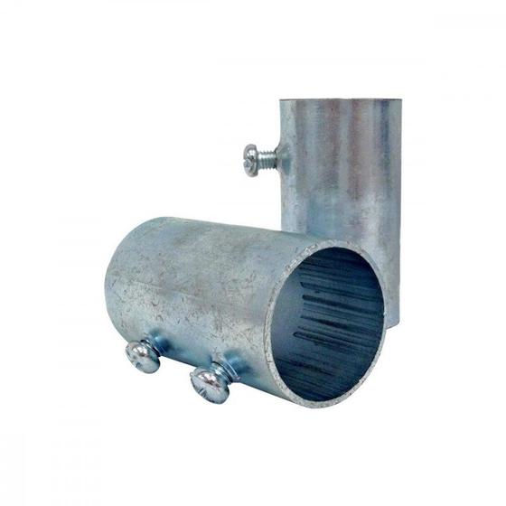 Imagem de Conector Reto Aco Galvanizado Perfilaco  3/4''  Conec02 - Kit C/20