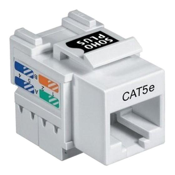 Imagem de Conector Rj-45 Fêmea Cat5e 8 Vias  Furukawa