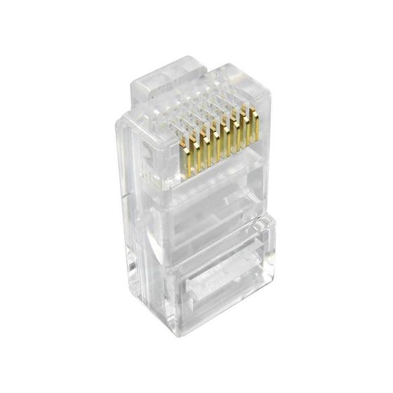 Imagem de Conector RJ45 8-vias Cat5e "Macho" - PMC