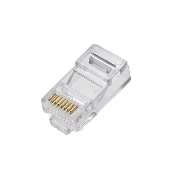 Imagem de Conector rj45 cat5 pacote c/ 10 un ai1011 hayom
