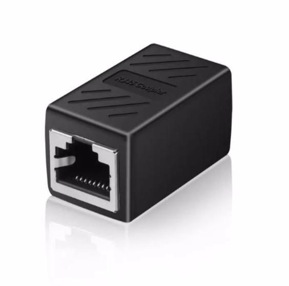 Conector Rj45 Extensor Emenda Cat5 Cat5e Cat6 Cat7 Rede Game Menor preço em Conector Rj45 Extensor Emenda Cat5 Cat5e Cat6 Cat7 Rede Game