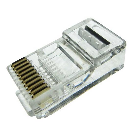 Conector RJ50 10 Vias Modular Plug Macho 10X10 Menor preço em Conector RJ50 10 Vias Modular Plug Macho 10X10
