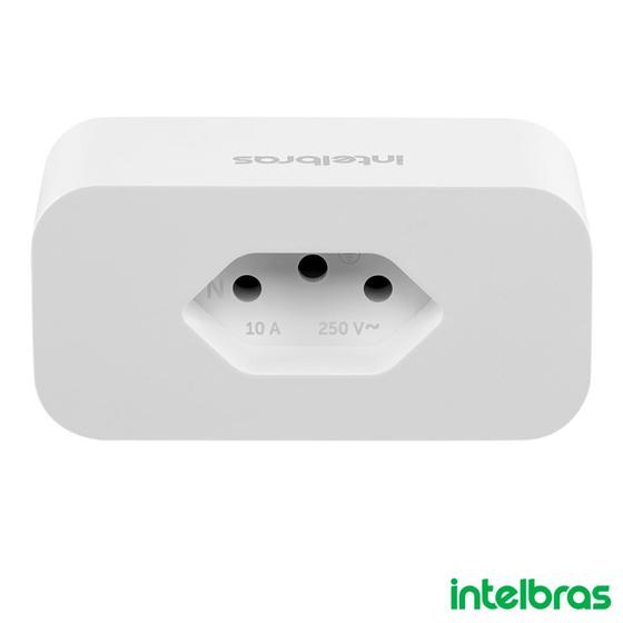 Imagem de Conector Smart Wi-Fi Intelbras EWS 301 Compatível Alexa, Google, App Izy Smart Com Programação De Rotinas De Aciona