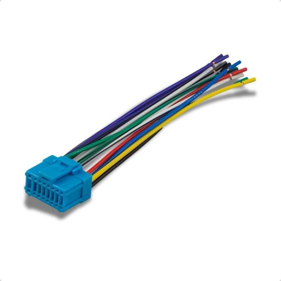 Imagem de Conector Som Plug Dvd Pioneer Retrátil Avh Azul Compatível com 4900 A 5900