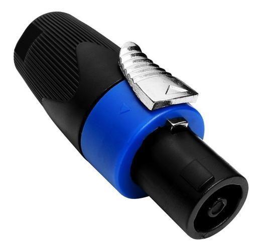 Imagem de Conector Speakon Macho 4 Vias Classe A Resistente Com Trava