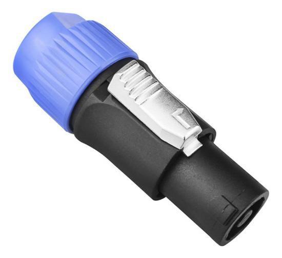 Imagem de Conector Speakon Macho 4 Vias Roxtone Rp031 - Preto/ul