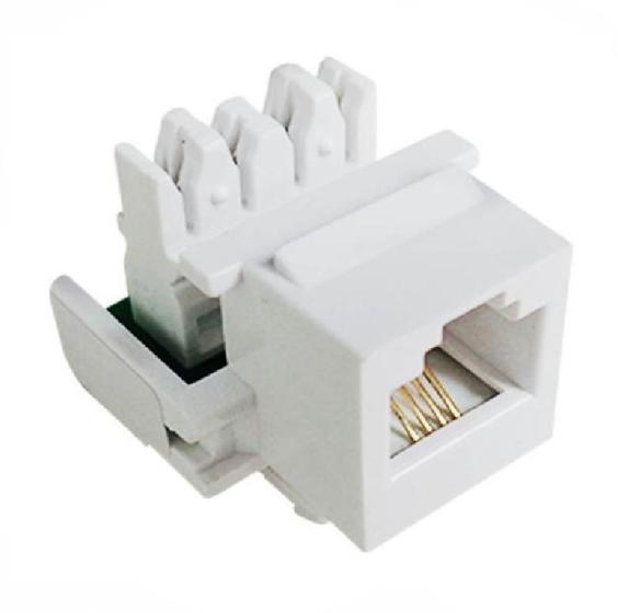 Imagem de Conector Tomada RJ11 - KEYSTONE (MUKY0020)