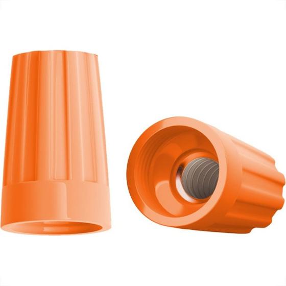Imagem de Conector Torcao Sforplast Com Mola 1,50 A 6Mm Laranja