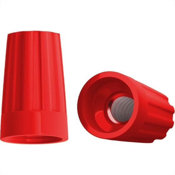 Imagem de Conector Torcao Sforplast Com Mola 4,5 A 17Mm Vermelho