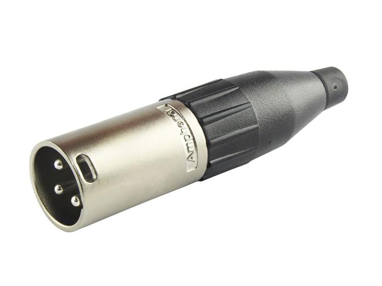 Imagem de Conector Xlr Canon Macho Amphenol 3 Vias Ac3mm