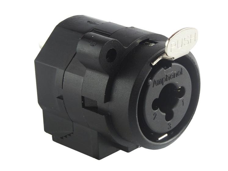 Imagem de Conector Xlr Combo De Painel Femea E P10 Amphenol Acjc6s