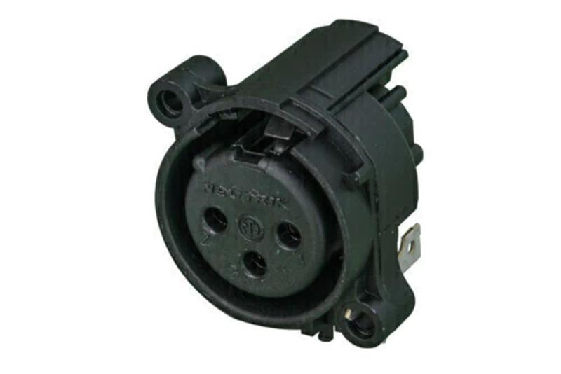 Imagem de Conector XLR painel Receptáculo XLR fêmea de 3 polos NC3FAAH2-0 NEUTRIK