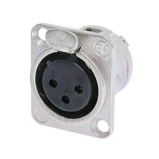 Imagem de Conector XLR Receptáculo fêmea de 3 polos NC3FD-L-1 / NC3FDL-1 NEUTRIK