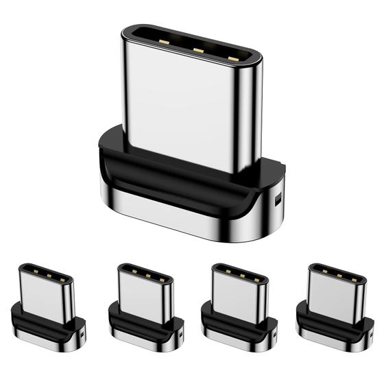 Imagem de Conectores Magnéticos USB-C para Android (Pacote com 5)