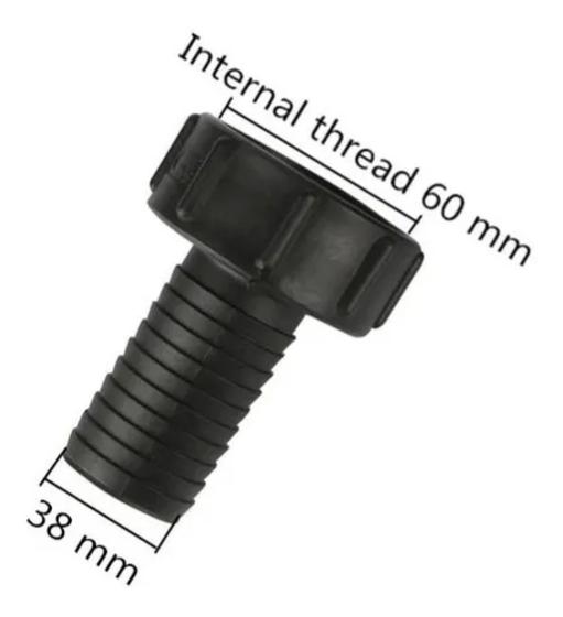 Imagem de Conexão Adaptador Redução Espigão 40mm P/container Ibc