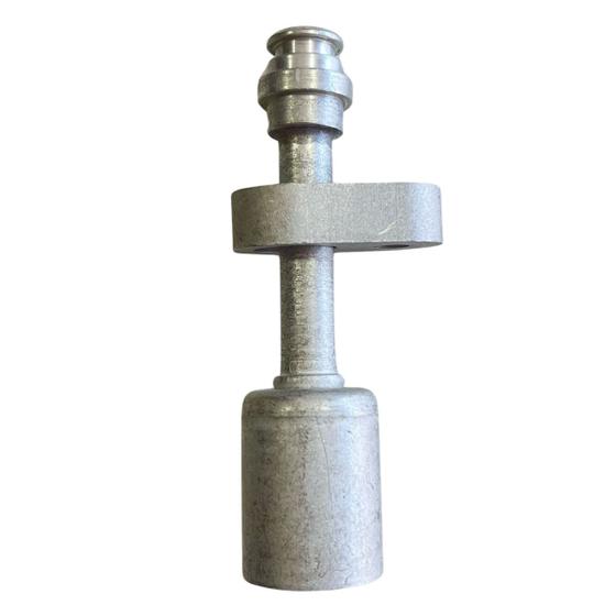 Imagem de Conexão Ar Reta Radial Block Fitting 08mm Alumínio Com Clip
