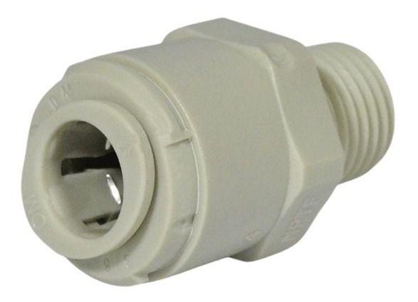 Bulkhead Instant Connector Tube OD 3/8" X NPT 1/2" Push In Air Fitting 5 Pieces - Foto 3