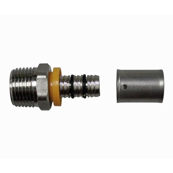 Imagem de Conexão Fixa Astra Macho p/ Gás 16mm