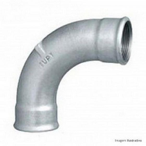 Imagem de Conexao Galvanizada Tupy Curva Femea   1.1/2''