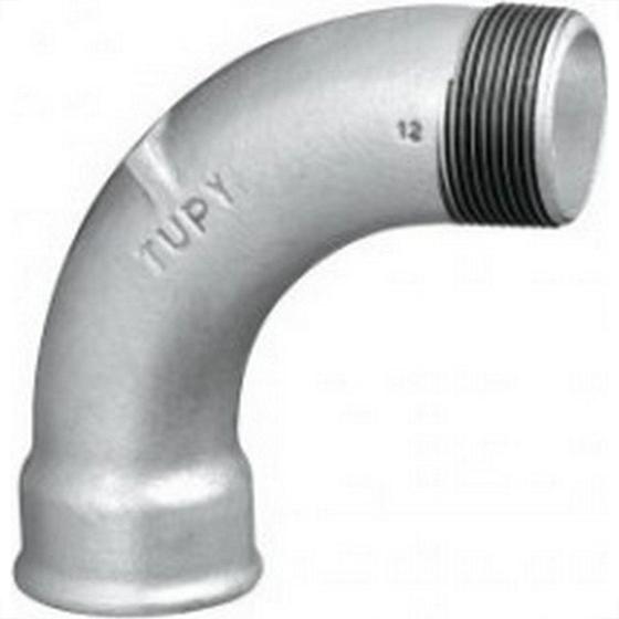 Conexao Galvanizada Tupy Curva Macho-Femea 3/4'' Imagem de Conexao Galvanizada Tupy Curva Macho-Femea 3/4''