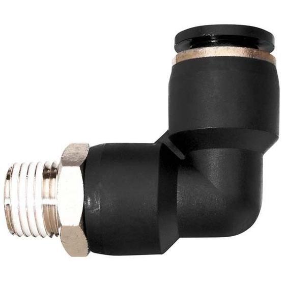 Imagem de Conexão Instantânea Cotovelo Macho Giratório 6mm x 1/8 NPT Embalagem com 5 Unidades  Wurth  088500618  Kit