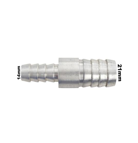 Imagem de Conexão Nipe Emenda Redução 3/4  para 1/2  21x14mm Alumínio