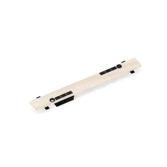 Imagem de Conexao Passa Fio com Tomadas Para Mesa P25 Pandin 90 CM Casablanca