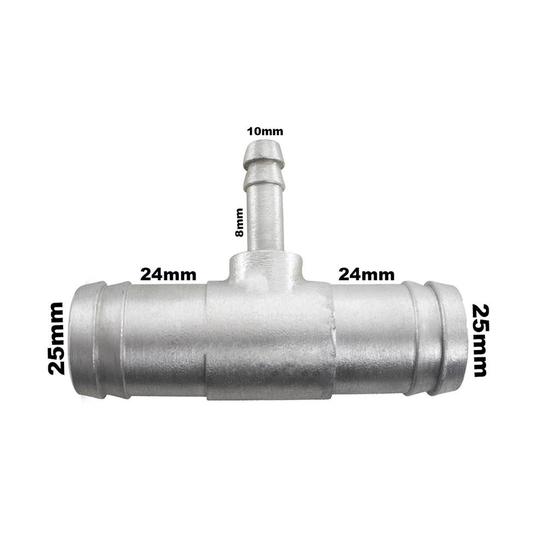 Imagem de Conexão T Aluminio com Redução 24x8x24mm Adaptação Universal