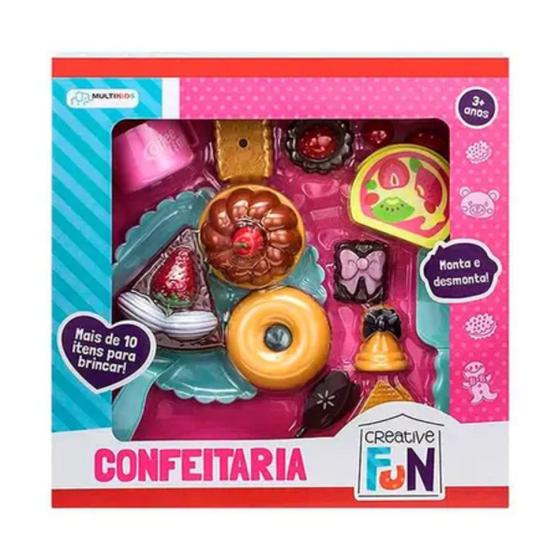 Imagem de Confeitaria Brinquedo Infantil Creative Fun Multikids BR602