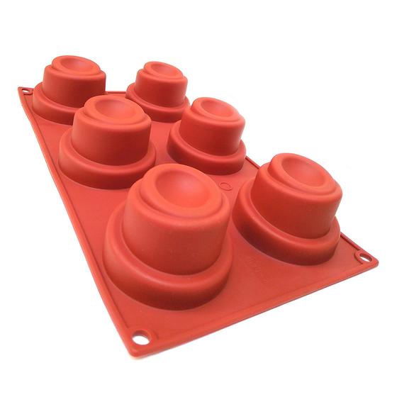 Confeitaria - Forma em Silicone Mini Bolo Tower - Prime Chef GMEKL47 ...
