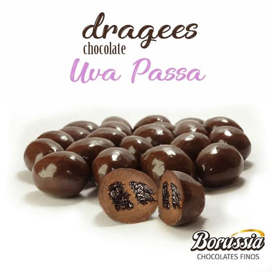 Imagem de Confeito de Uva Passa Borússia Chocolates
