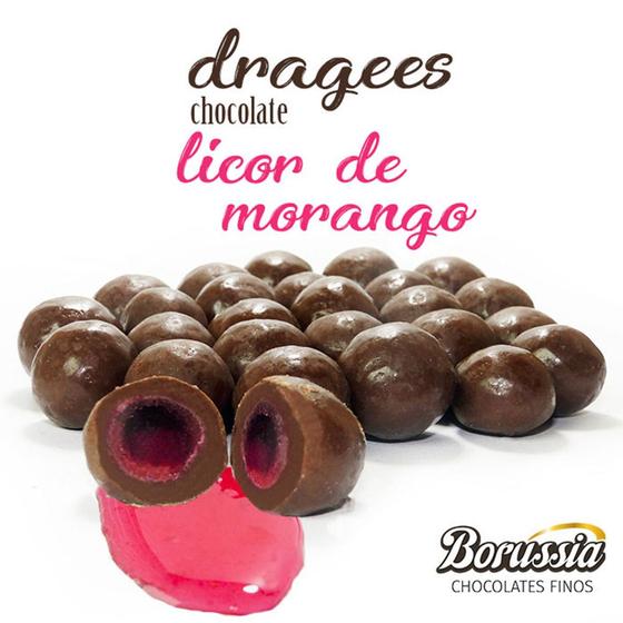 Imagem de Confeito Licor de Morango Borússia Chocolates