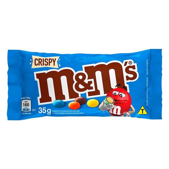 Imagem de Confeitos M&M Crispy Chocolate ao Leite 35g