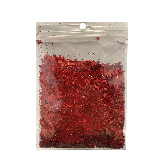 Imagem de Confete Metalizado Picadinho 15g - Vermelho - Artlille