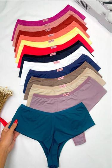 Imagem de Conforto e Estilo: Calcinhas PALA fio duplo poliamida - Avulsas com Cores Variadas