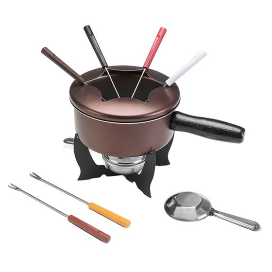 Imagem de Confunto para Fondue 10 Peças - Chocolate - REF: 1255/116