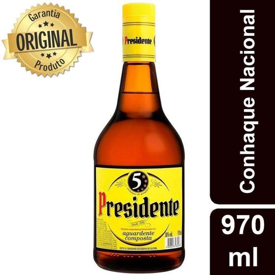 Imagem de Conhaque Presidente 970ml Emb. c/ 6 un.