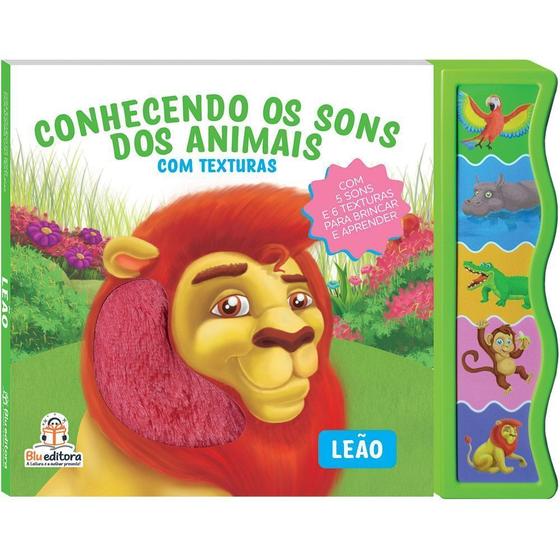 Imagem de Conhecendo Os Sons Dos Animais Com Texturas: Leão Sortido