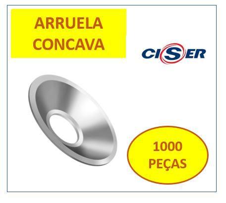 Imagem de Conj. 5/16 Concava Zb  + Arruela Pvc - 1000 Pçs