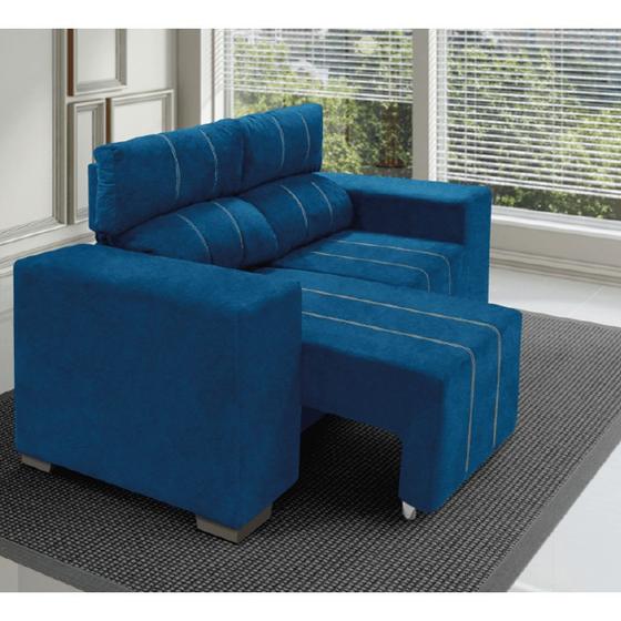 Conj estofado te211 2 lug retratil reclinavel TOPAZIO Sofás