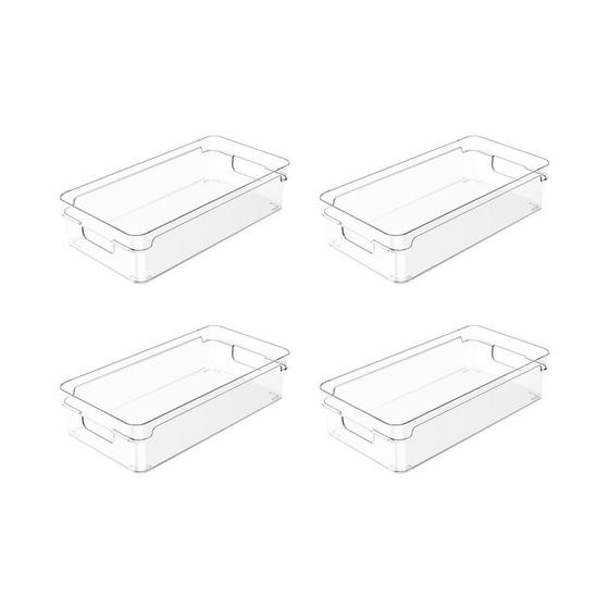 Imagem de Conj Organizador Clear Natural  4PCS 30 x 15 x 7  KTE 052