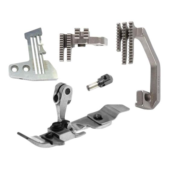 Imagem de Conj Overlock Fru Fru Siruba Chapa Dente Bitola e Calcador