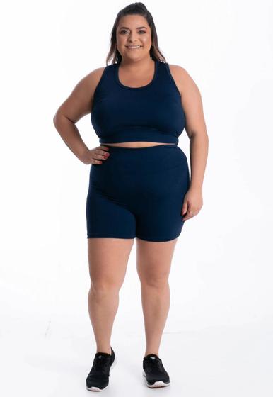 Imagem de Conj top e short suplex plus size
