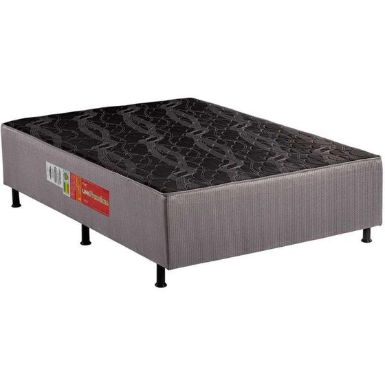 Imagem de Conjugado Cama Box + Colchão Polar Unipremium Casal 138x188