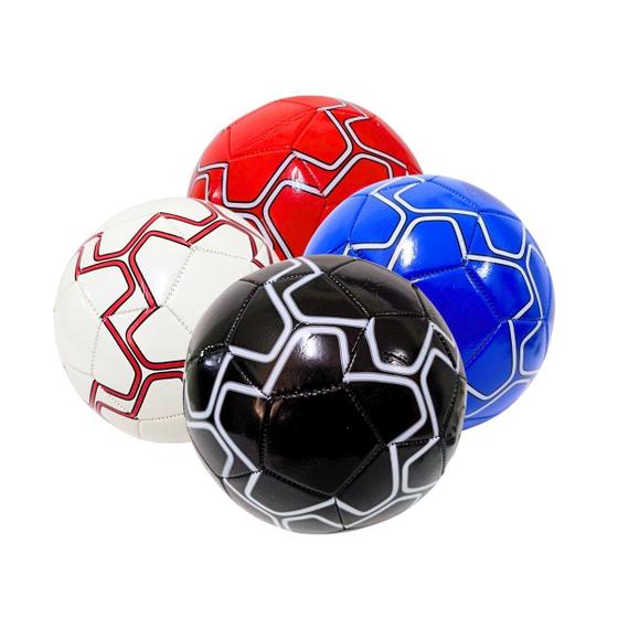 Imagem de Conjunto 04 Bolas de Futebol Campo PVC, Borracha 280gr Nº5