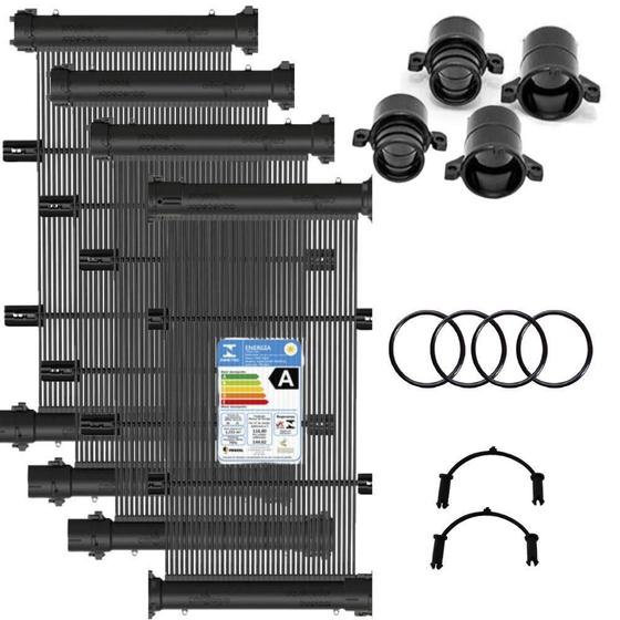 Imagem de Conjunto 04 Placas E Terminações Aquecimento Solar Piscinas