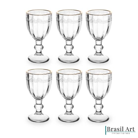 Imagem de Conjunto 06 Taças Imperial para Licor Filetada 50ml